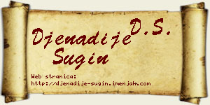 Đenadije Šugin vizit kartica